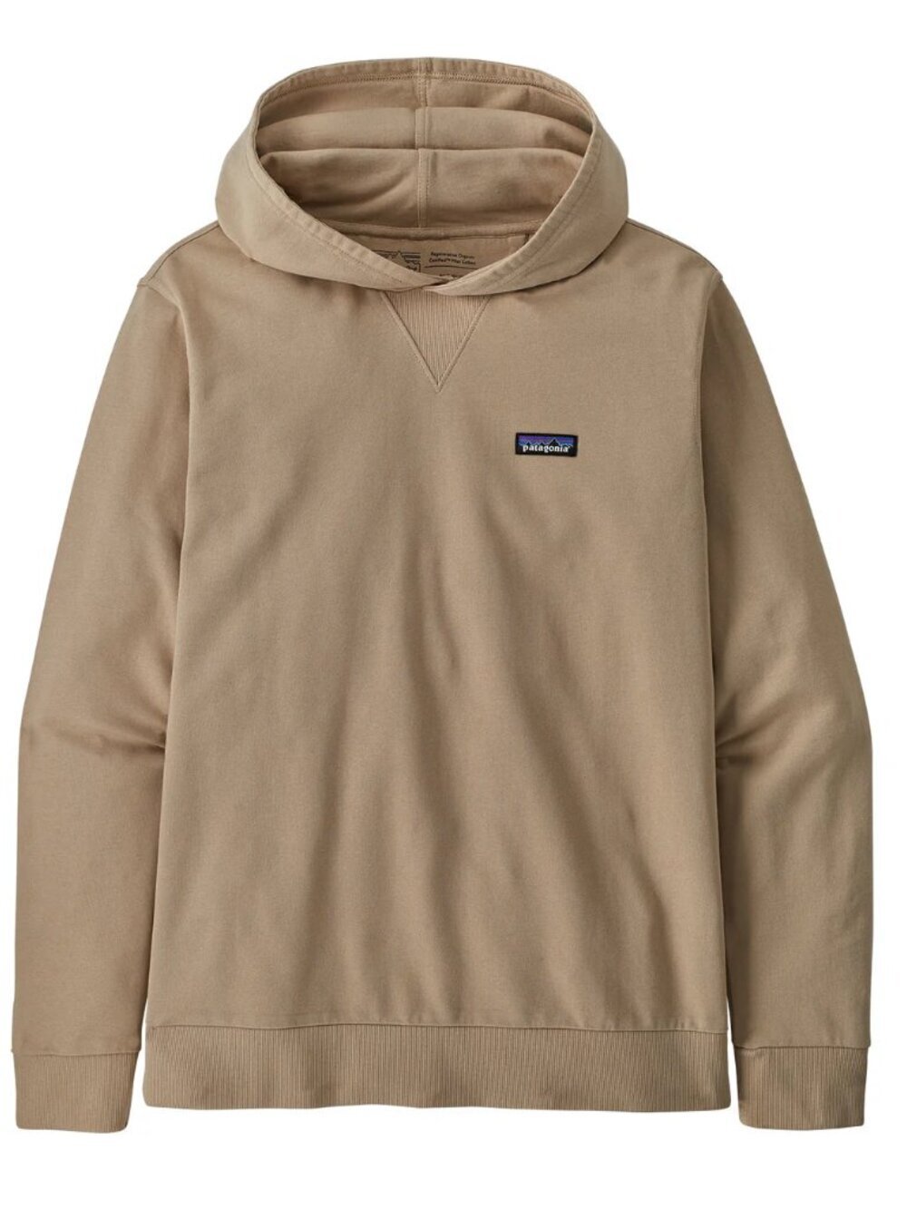 Patagonia Regenerative Organic Certified™ Cotton Hoody Sweatshirt Tan Size Small